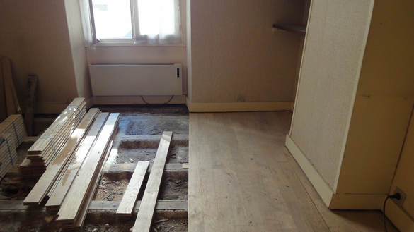 Pose parquet paris